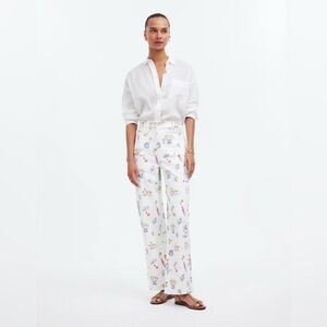 Madewell x Lisa Says Gah! Perfect Vintage Wide-Leg Crop Jean: Printed Edition 23